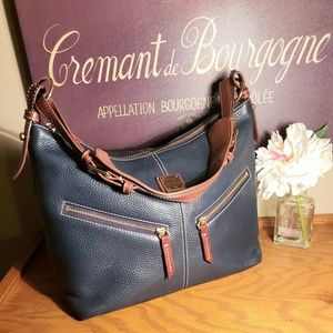 Dooney & Bourke Navy Blue Leather Handbag